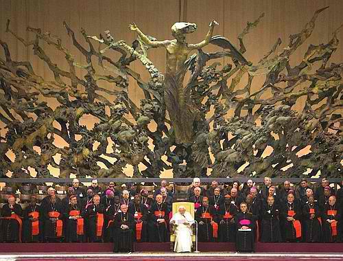 Sculpture from Hell at the Vatican